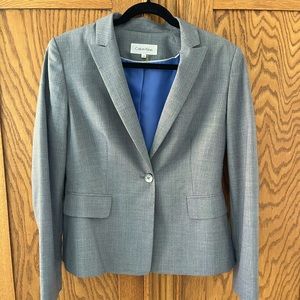 Calvin Klein gray blazer excellent condition